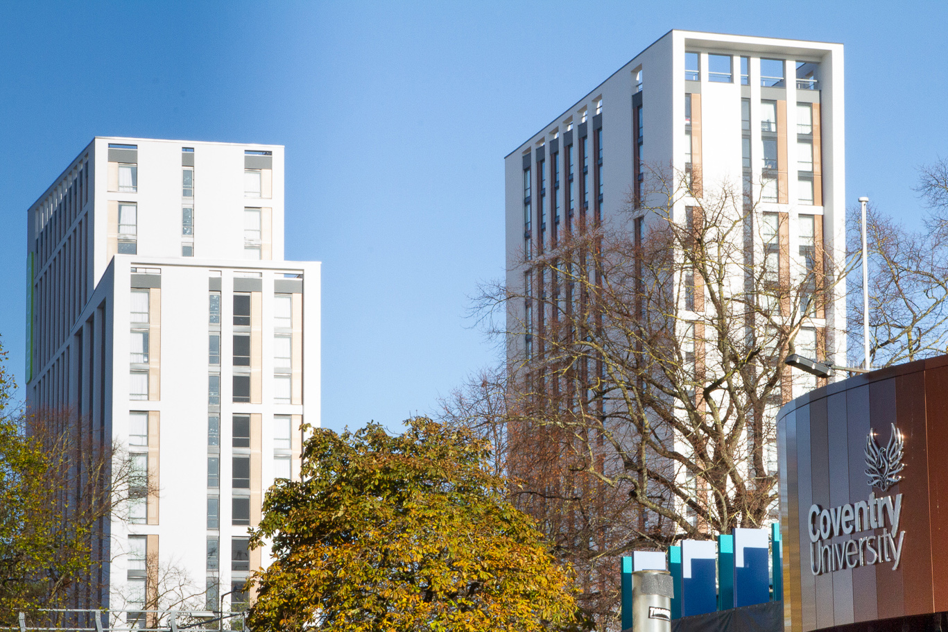CODE Student Accommodation Coventry building overlooking Coventry University