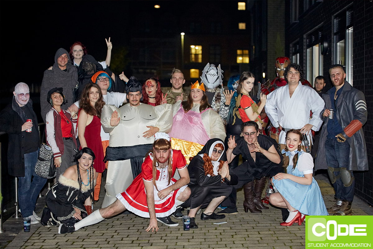CODE Student Accommodation Leicester Halloween Party