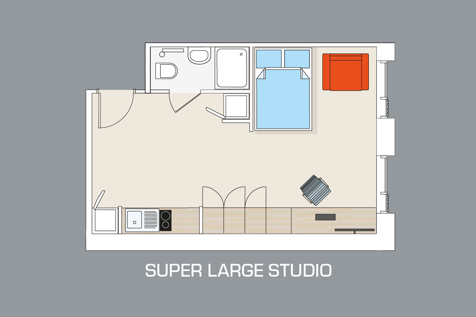 Super Large Studios at CODE Harper Road