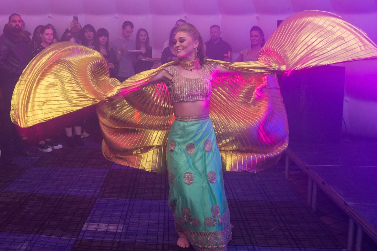 Dancers at CODE Student Accommodation Coventry Welcome Party