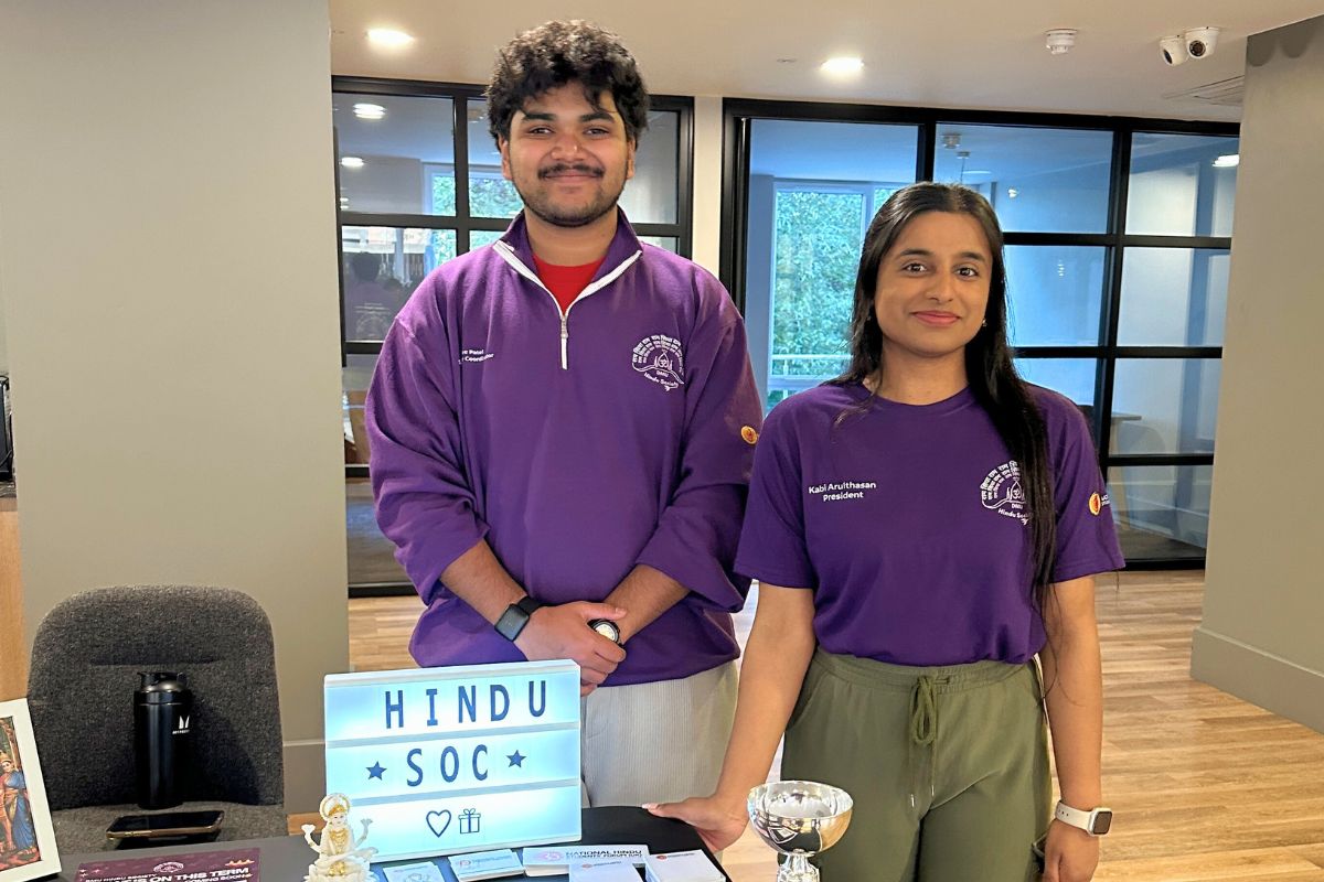 DMU Hindu Society visited the social event!