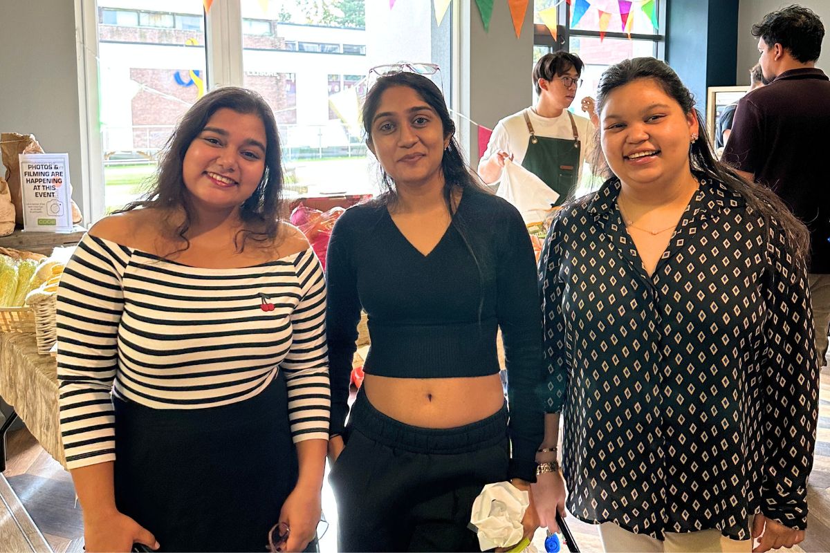 A group of friends at the event