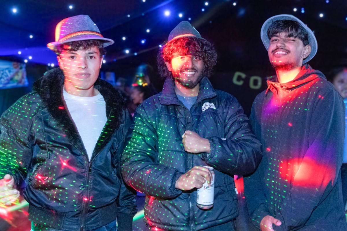 CODE Students having fun on the dancefloor