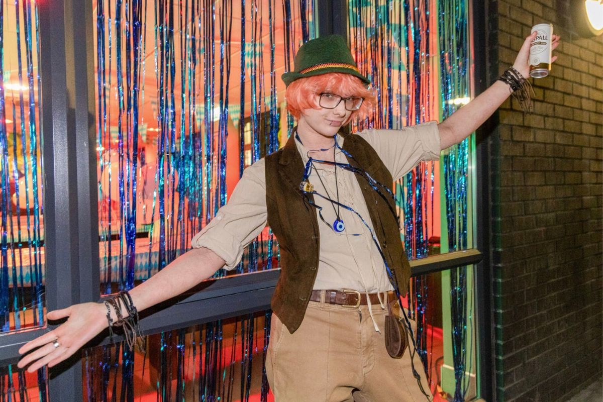 CODE student tenant dressed up for Oktoberfest