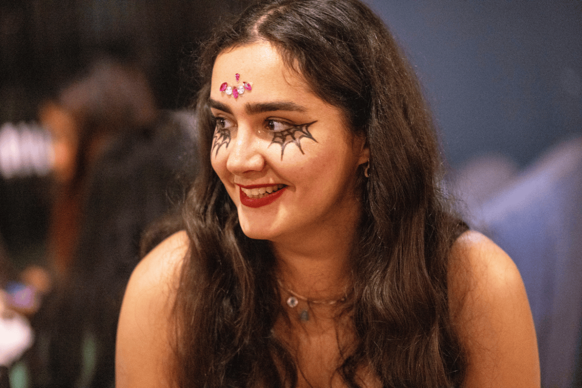 A CODE tenant with face paintings