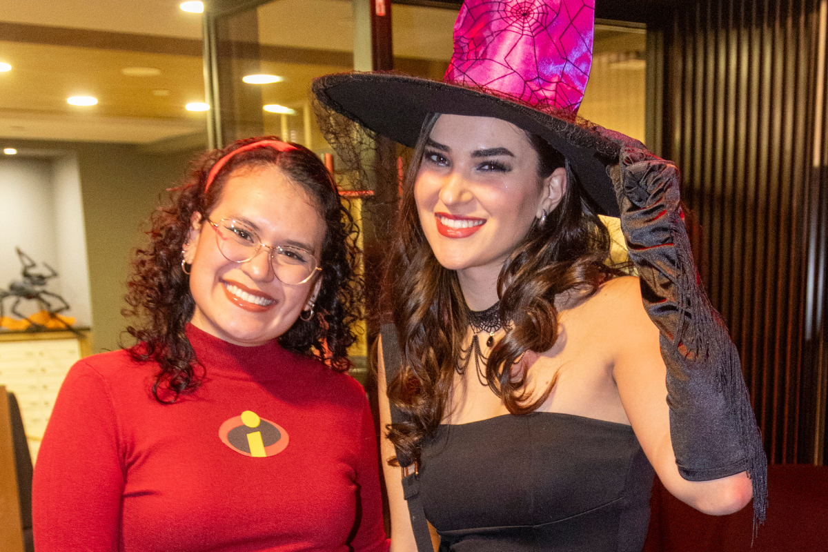 CODE tenants dressed up for the halloween bingo