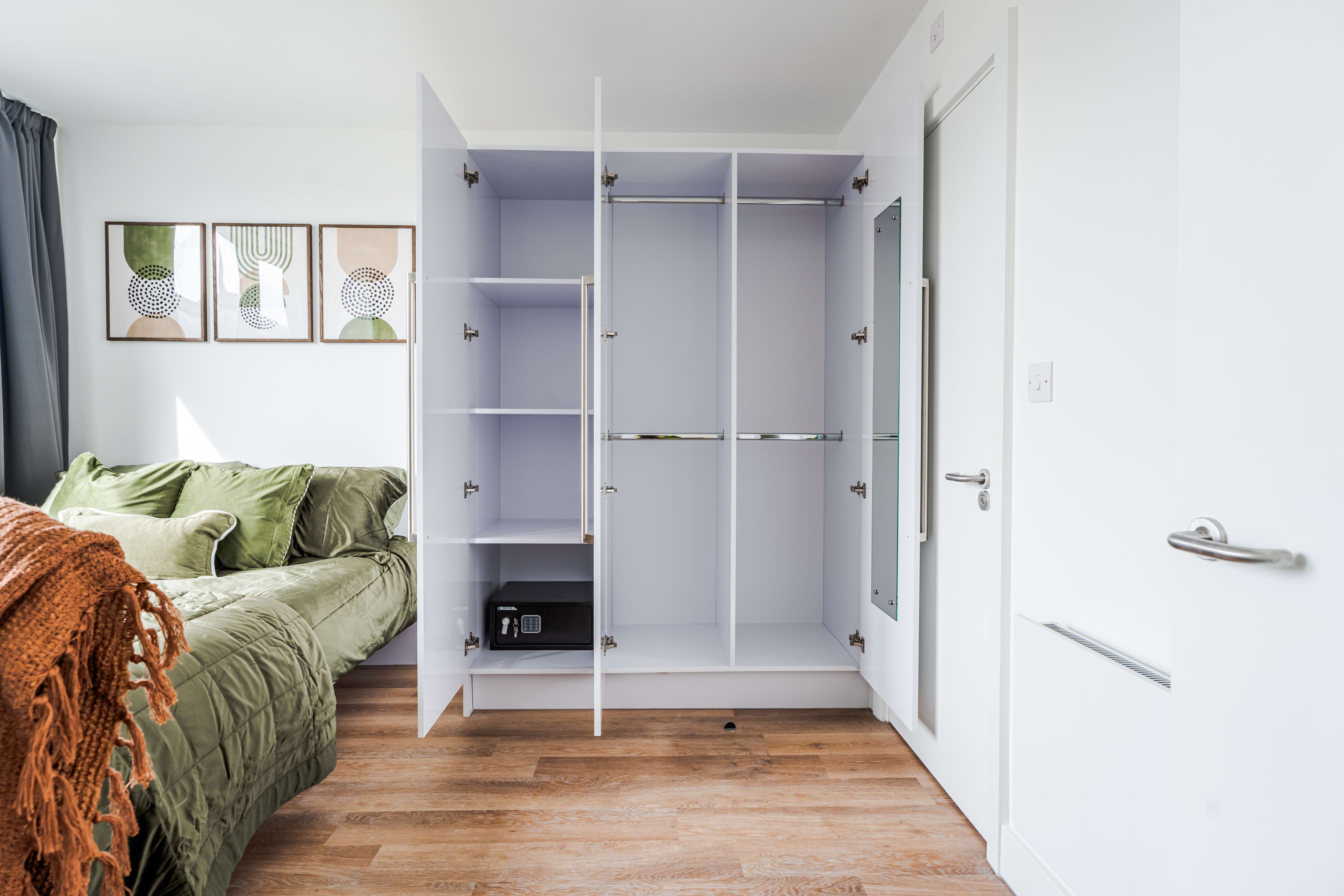 Spacious Triple Wardrobe Storage