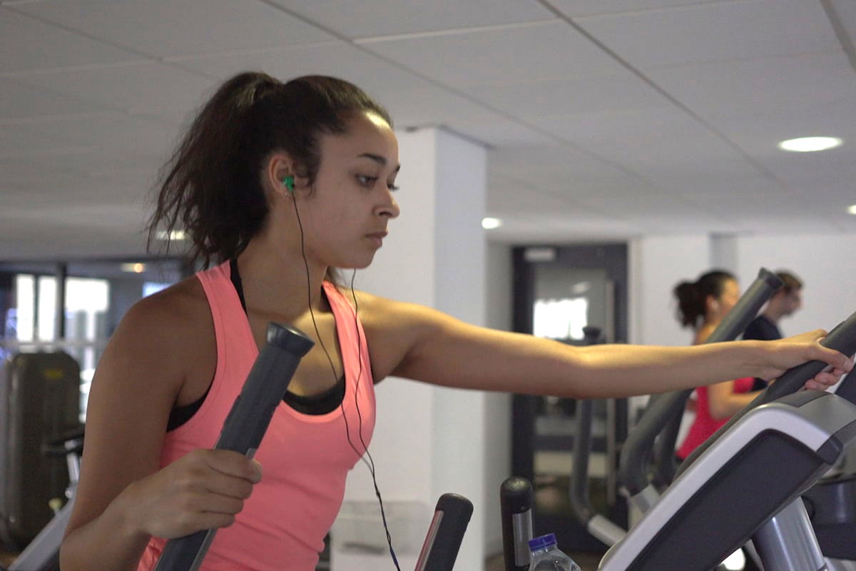 CODE Student Accommodation Leicester gym crosstrainer