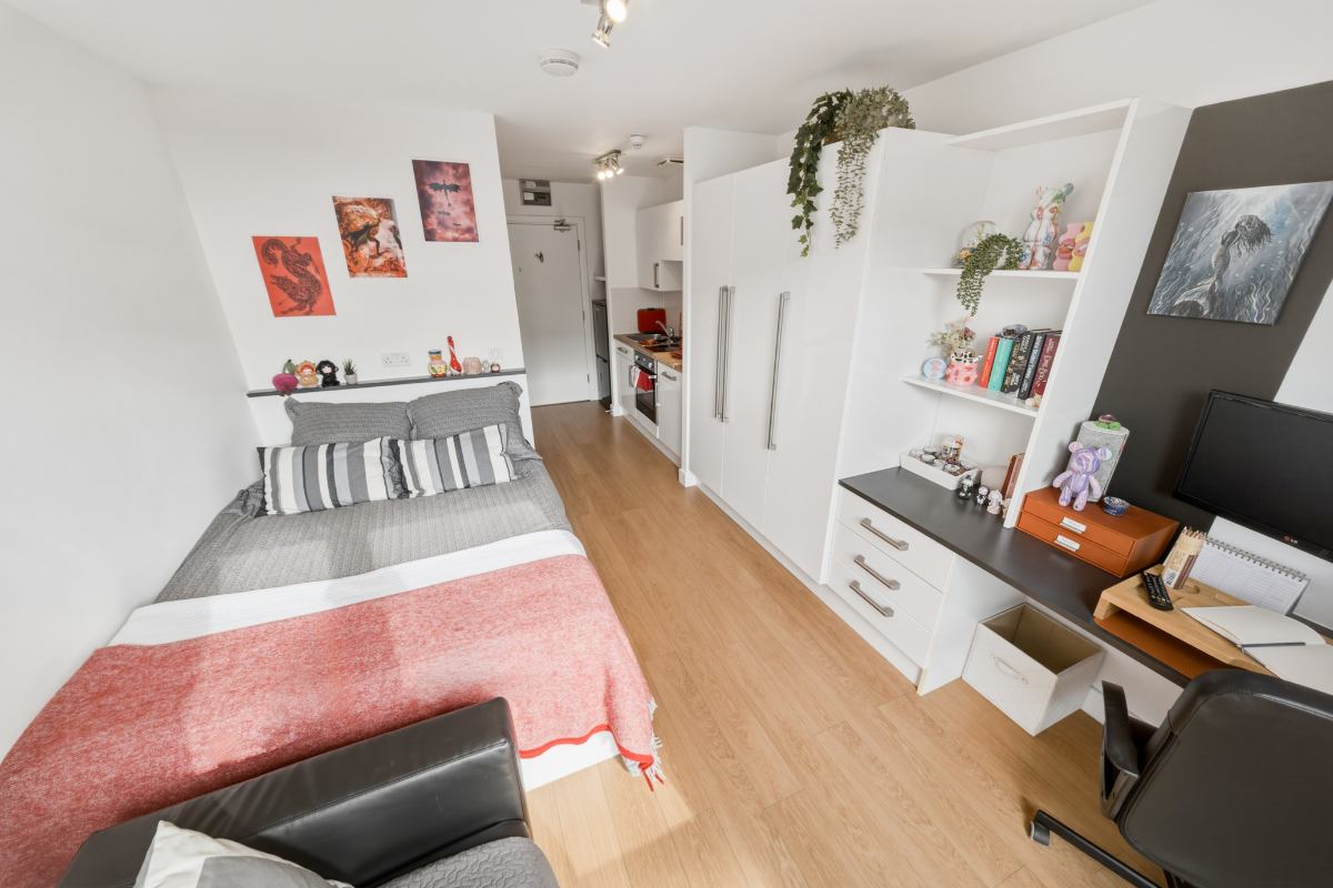 Deluxe Studio at CODE Leicester Student Accommodation