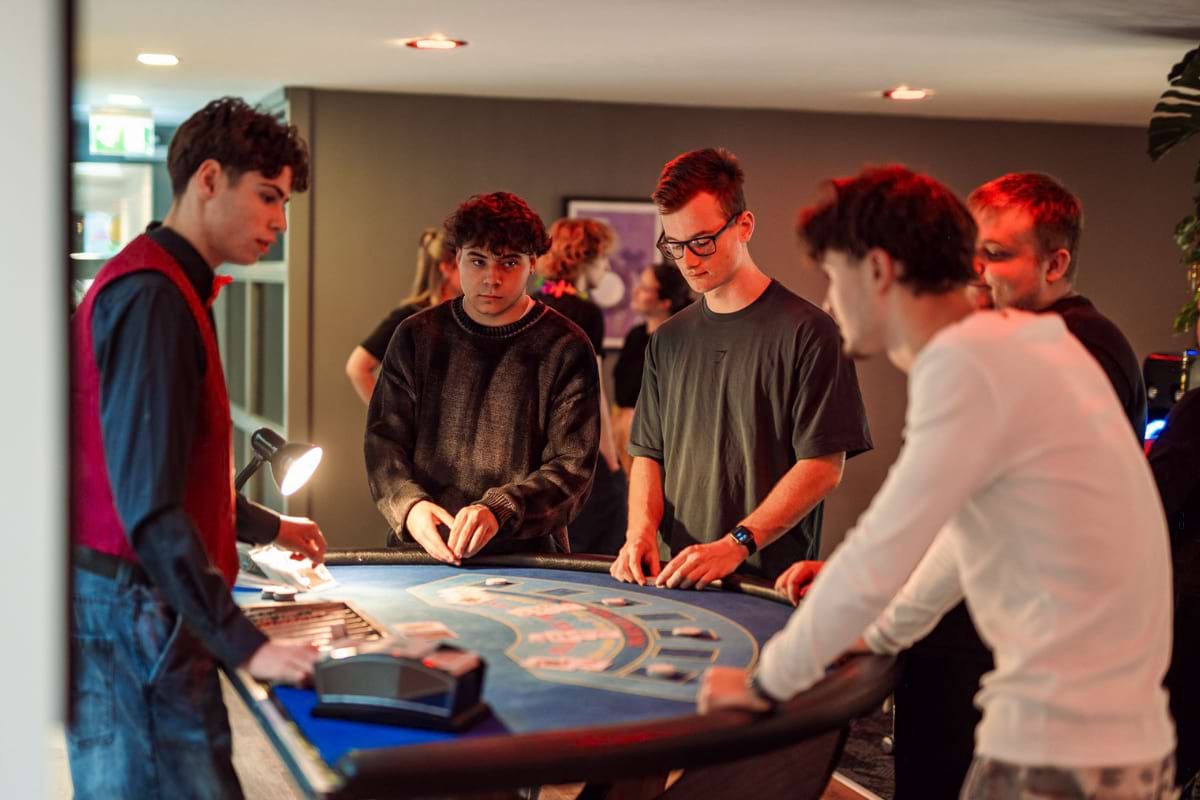 Tenants playing black jack