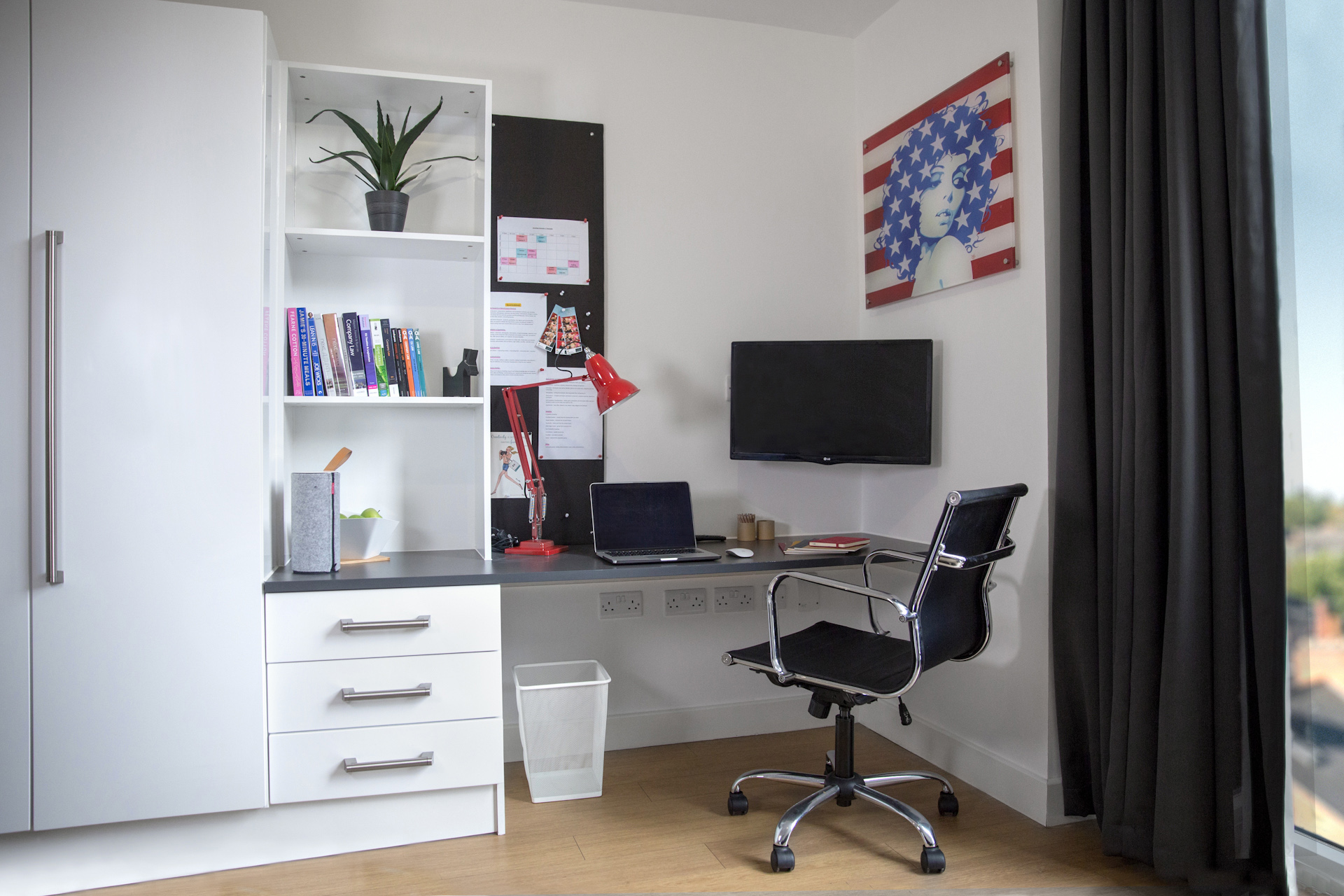 Personal Workspace at CODE Student Accommodation Leicester
