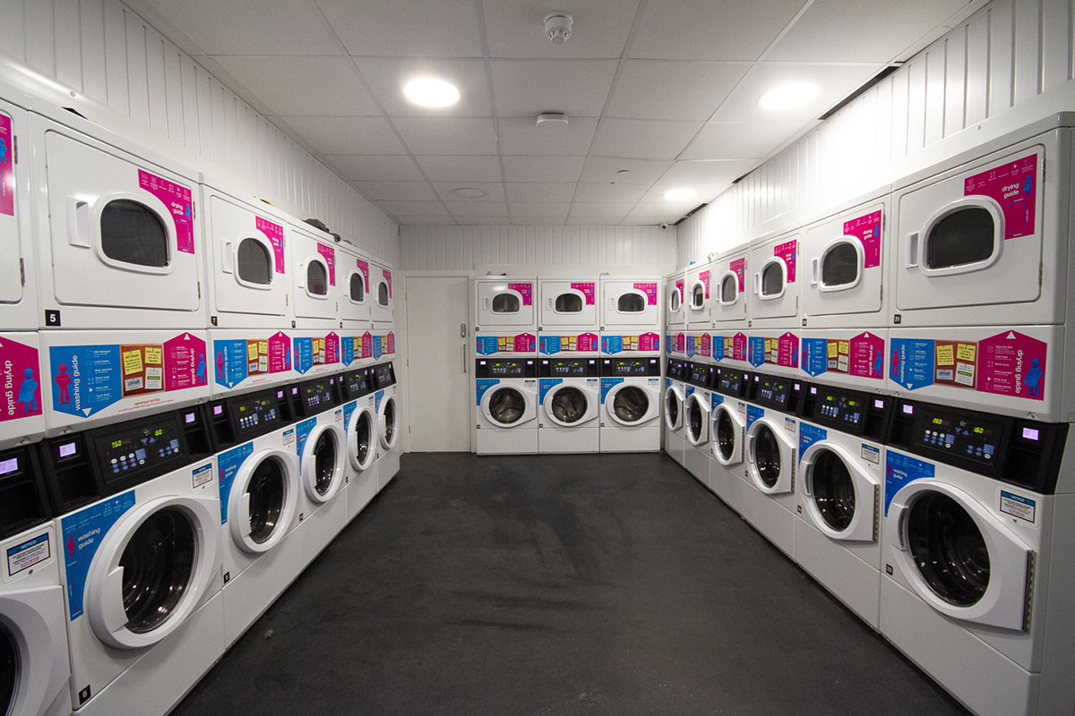 Onsite laundry facilites CODE Student Accommodation Coventry