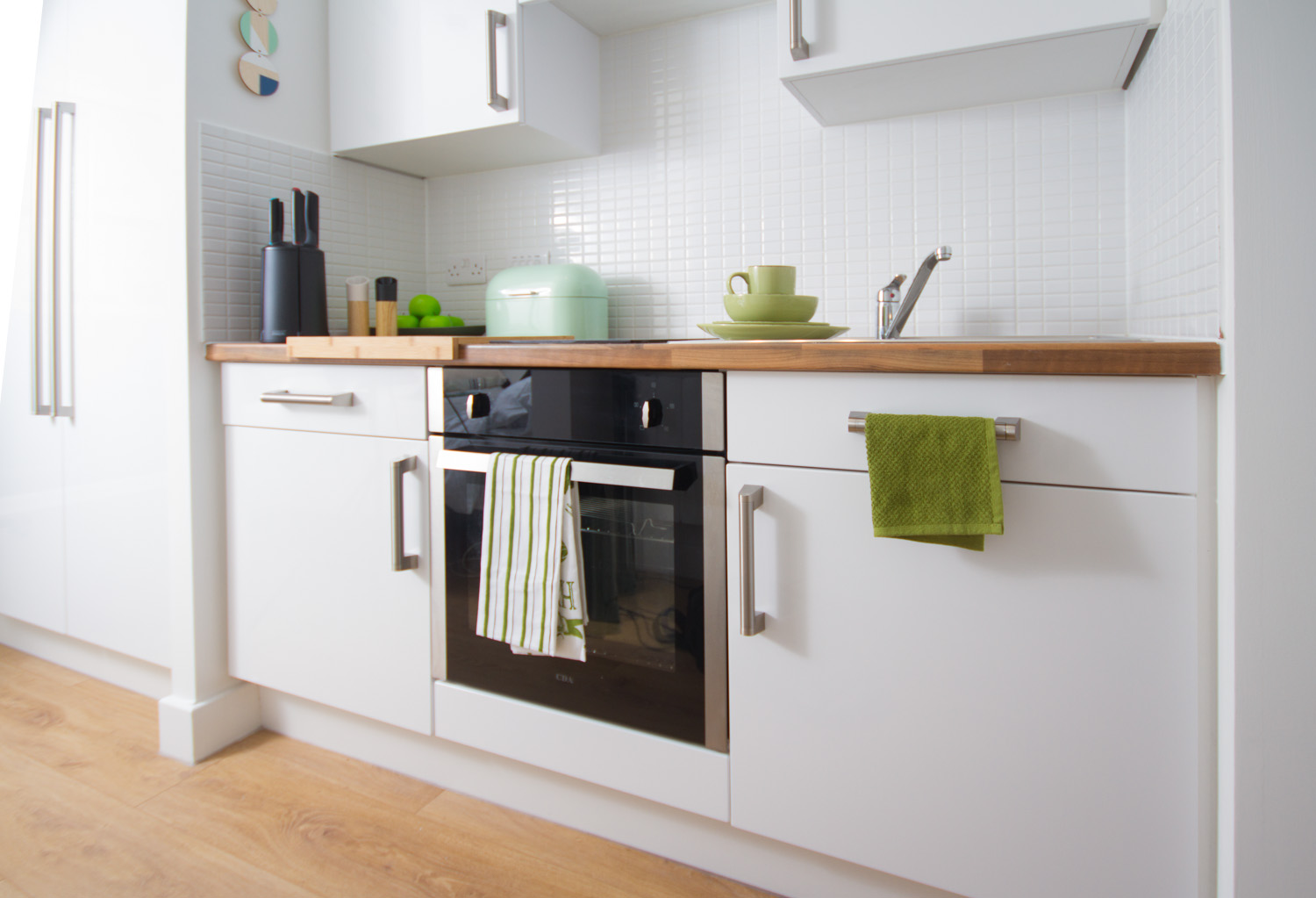 Kitchen in the Superior Standard Double Studio CODE Student Accommodation Leicester