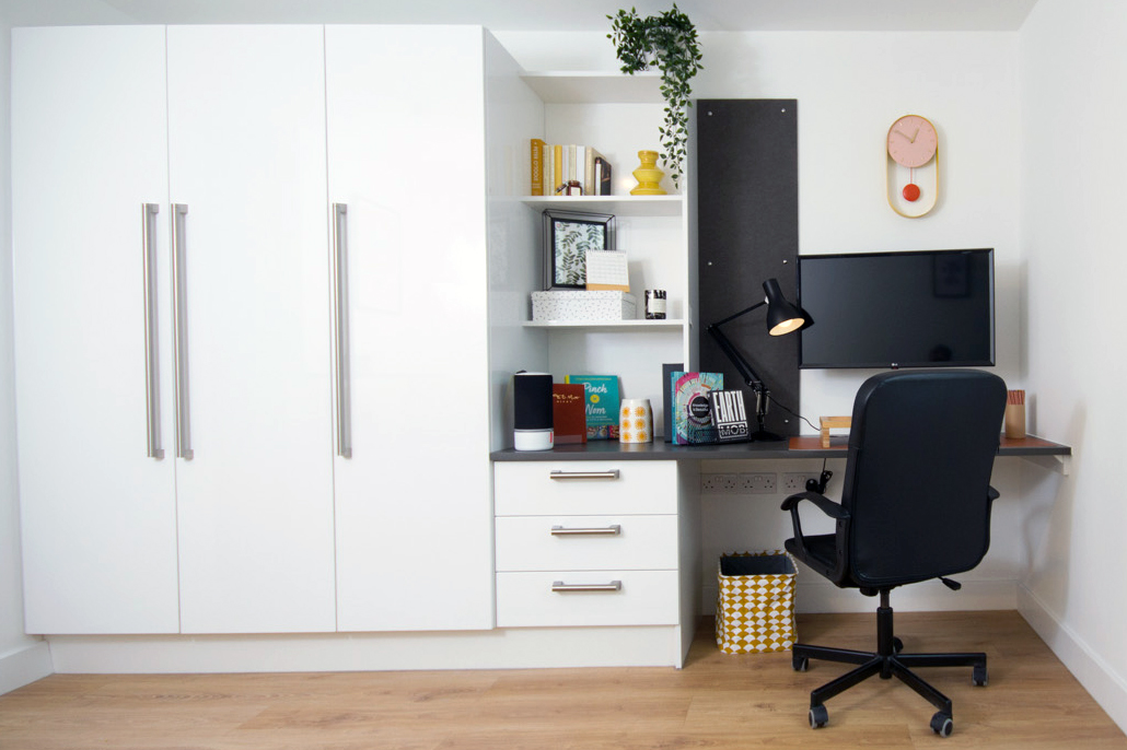 Workspace in Superior Deluxe at CODE Student Accommodation Leicester