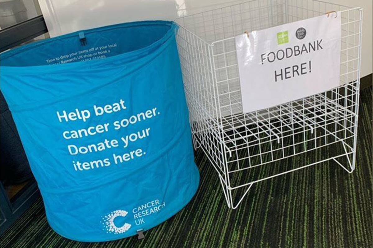CODE Student Accommodation causes and volunteering foodbank